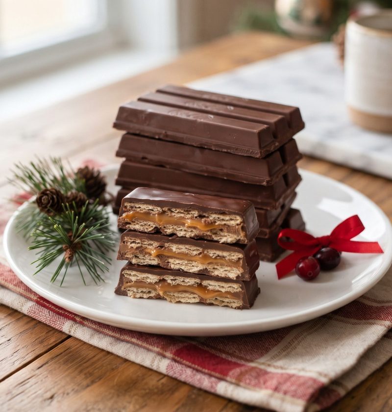 Homemade Kit Kat bars