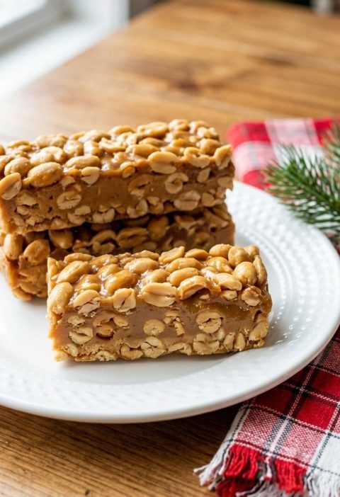 Homemade PayDay bars