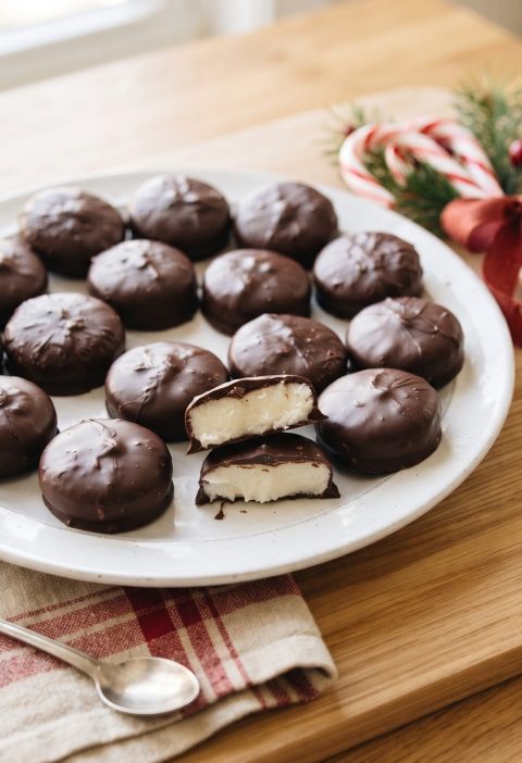 Homemade peppermint patties