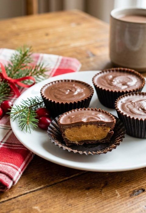 Homemade Reese's cups