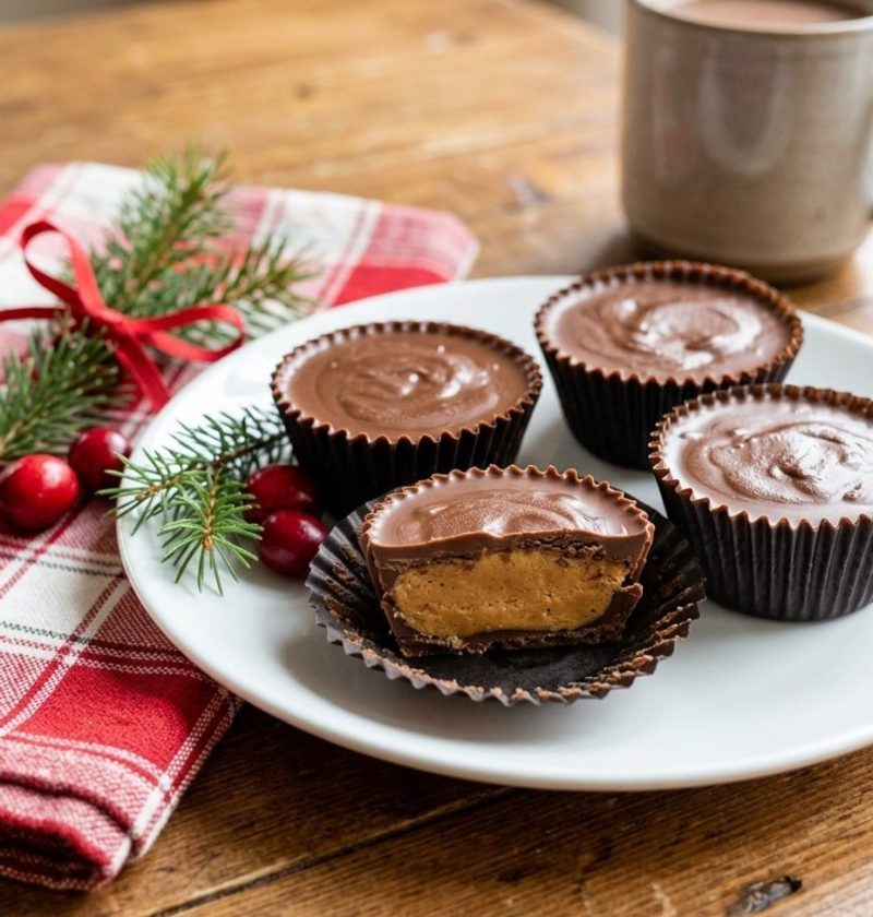 Homemade Reese's cups