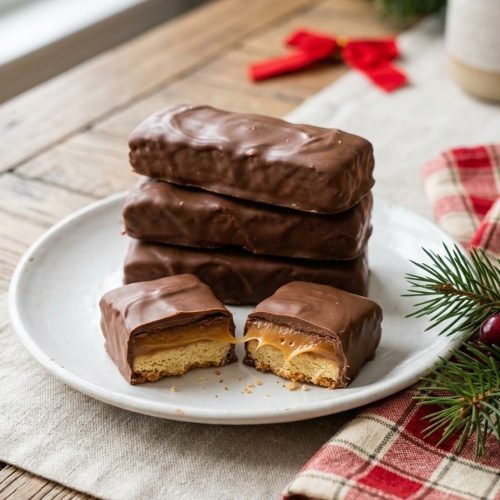 Homemade Twix bars