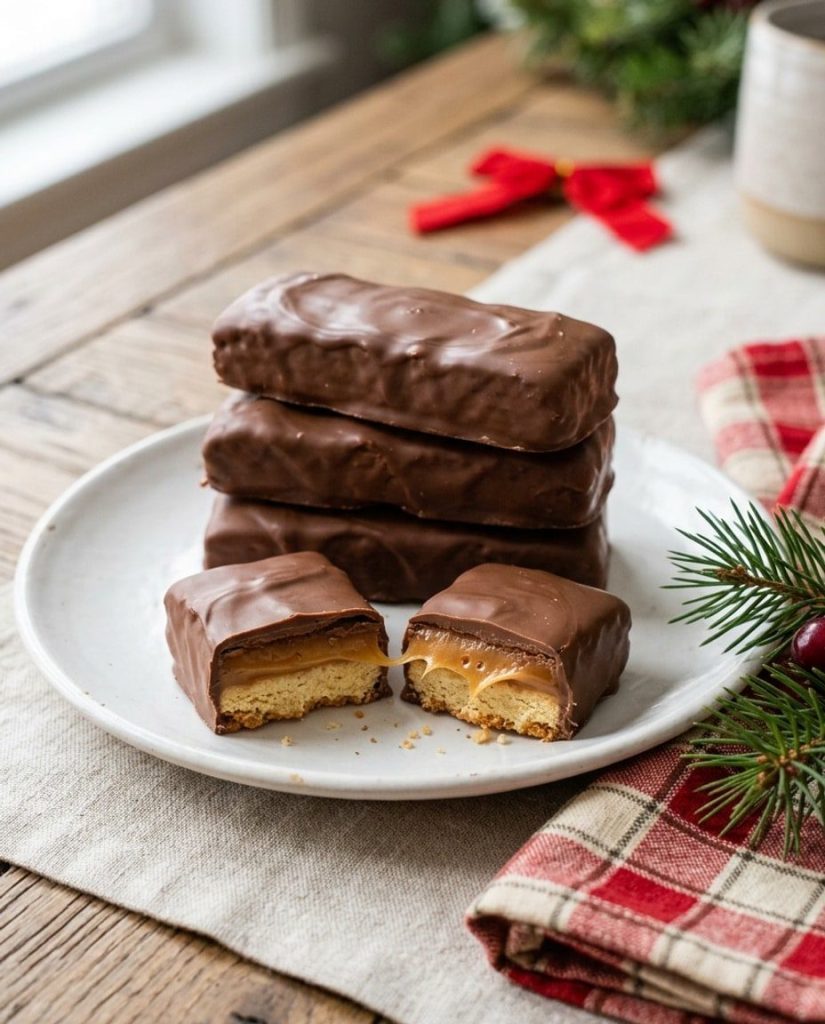 Homemade Twix bars