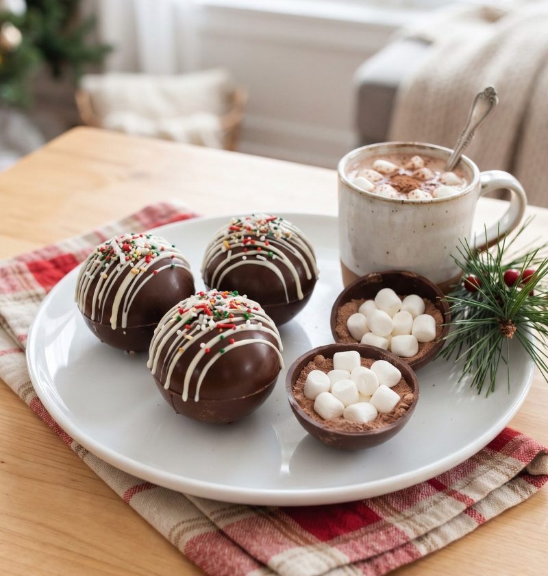 Hot cocoa bombs