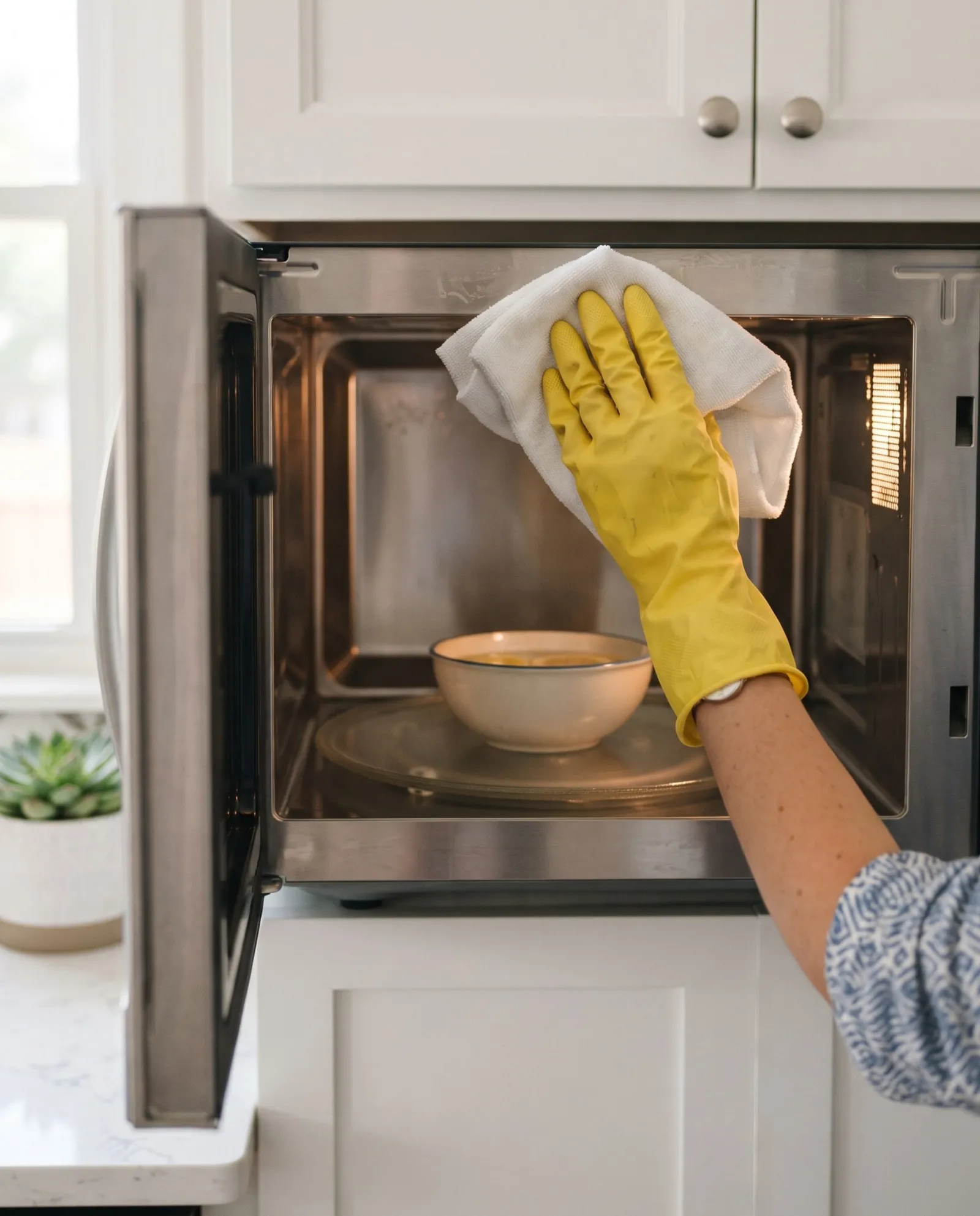 My 5-Minute Lemon Trick for a Dirty Microwave (No Scrubbing)