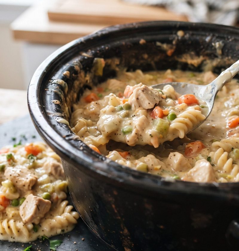 Slow cooker chicken casserole