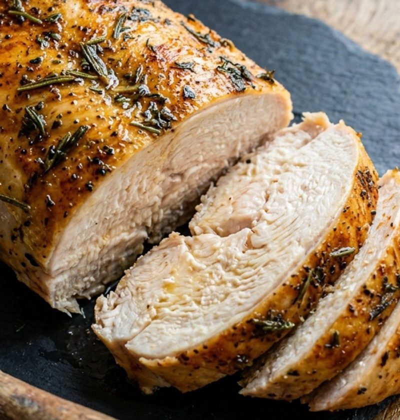 Juicy baked chicken breast