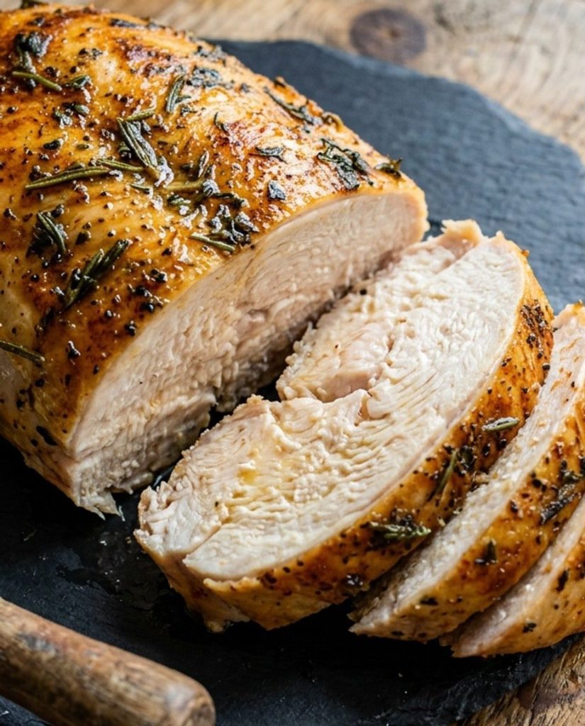 Juicy baked chicken breast