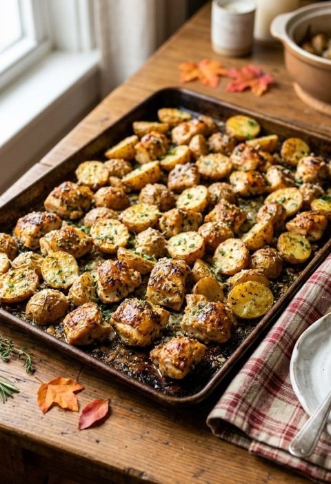 Italian dressing chicken and potatoes