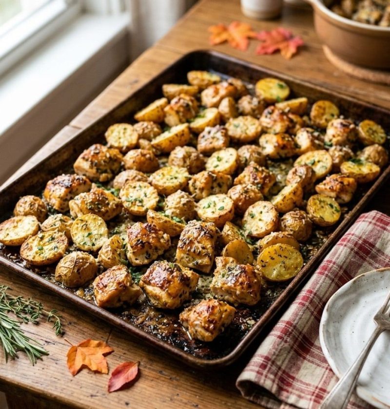 Italian dressing chicken and potatoes