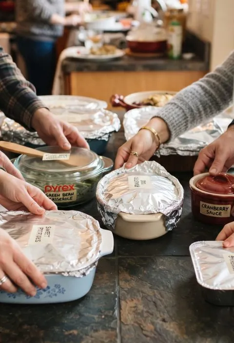Thanksgiving dish sign-up sheet