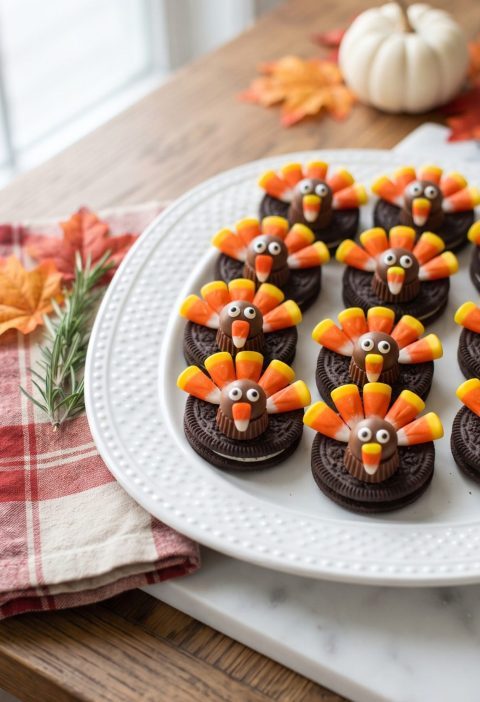 Oreo turkey cookies