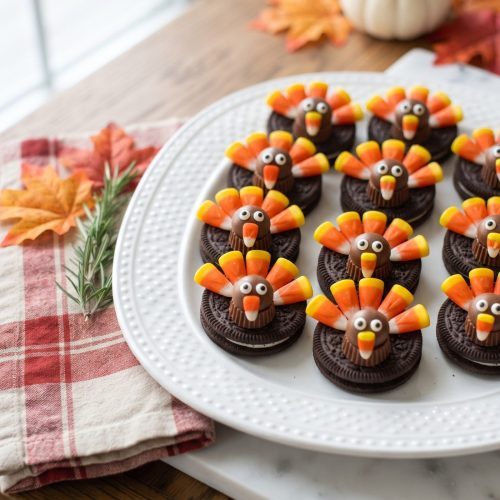 Oreo turkey cookies