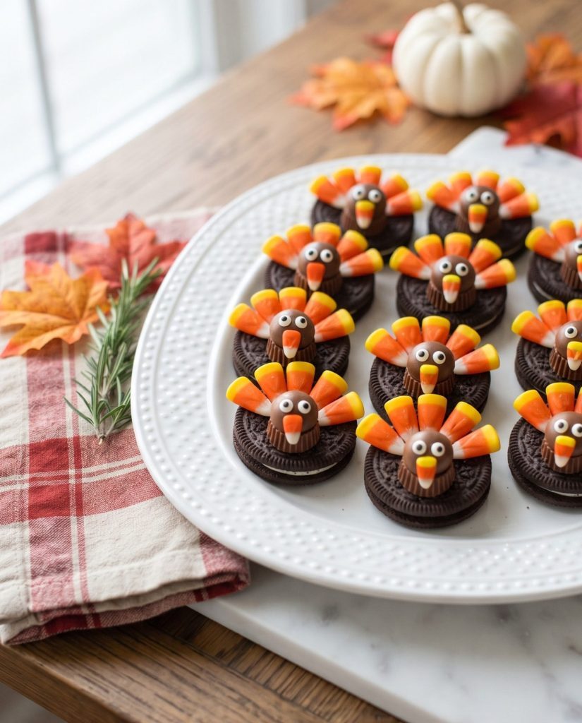 Oreo turkey cookies