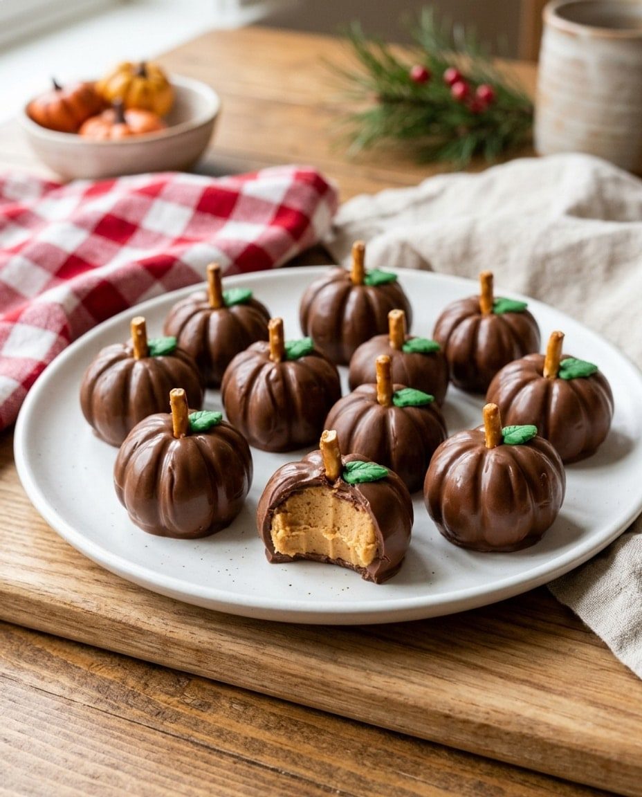 Homemade Peanut Butter Pumpkins (Copycat Candy)