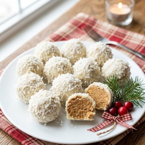 Peanut butter snowballs