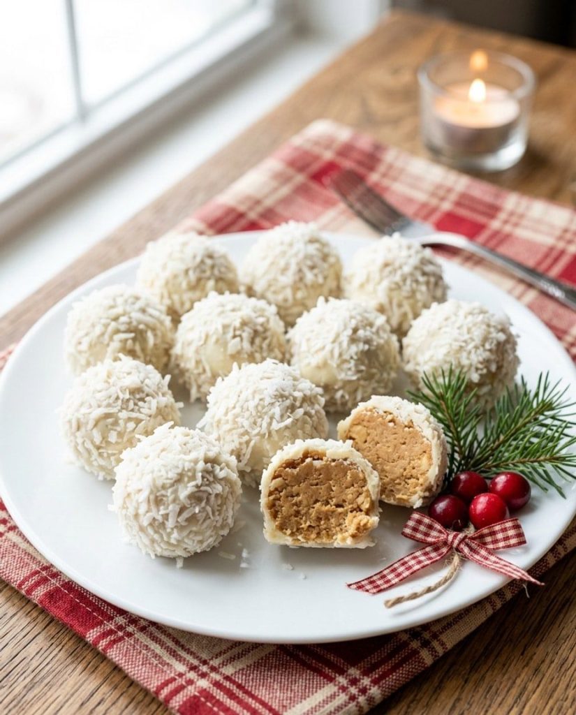 Peanut butter snowballs