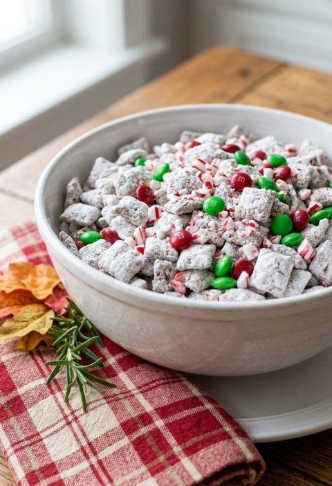 Peppermint puppy chow