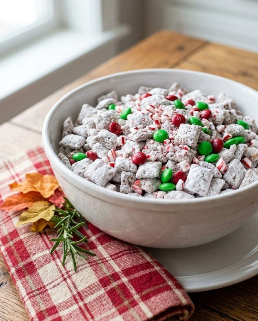 Peppermint puppy chow
