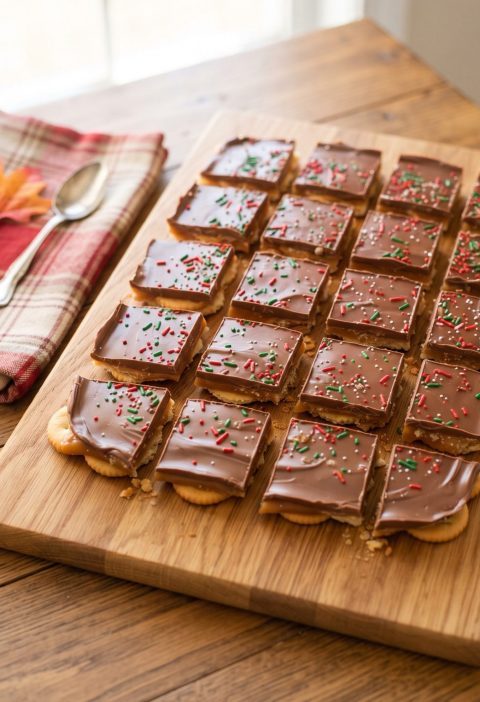 Ritz cracker toffee bark