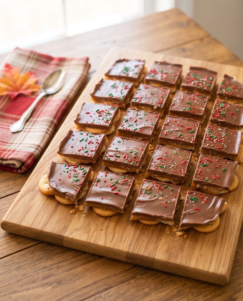 Ritz cracker toffee bark