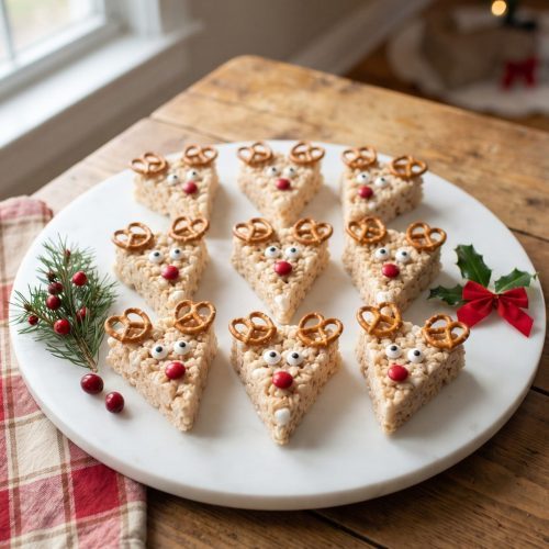 Rudolph Rice Krispie treats