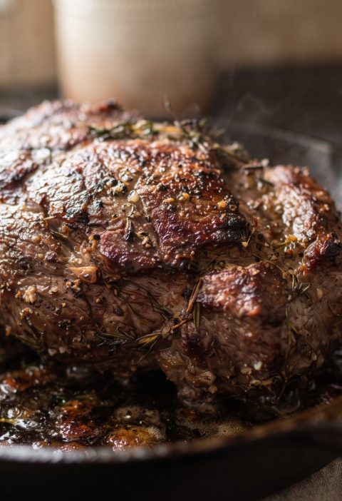 Browning a roast