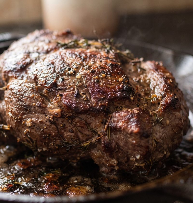 Browning a roast