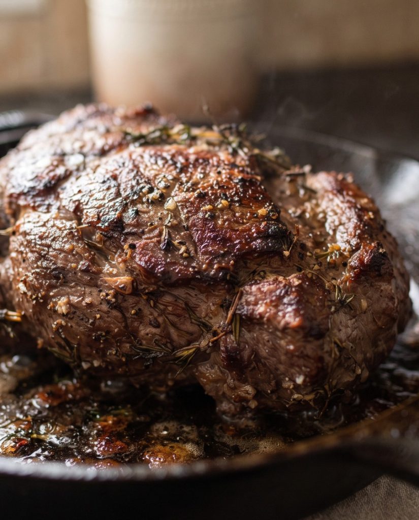 Browning a roast