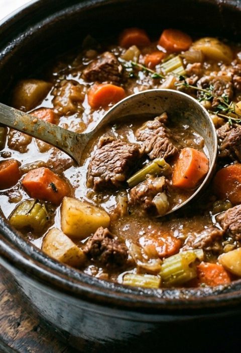 Slow cooker beef stew
