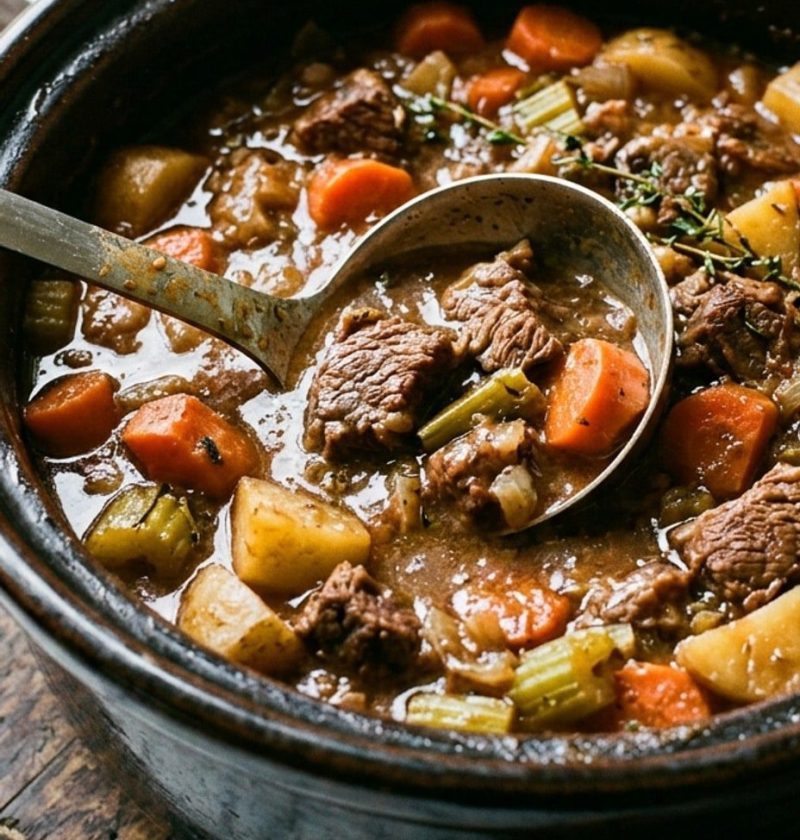Slow cooker beef stew