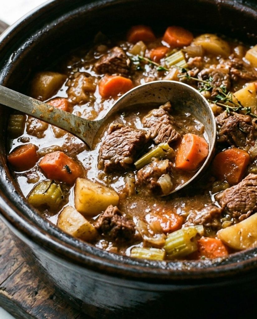 Slow cooker beef stew