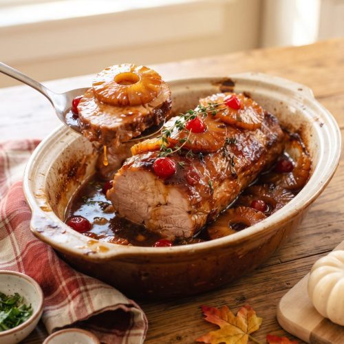Slow Cooker Pineapple Pork Loin