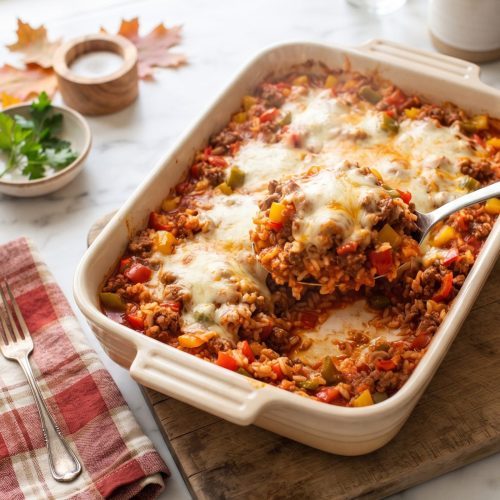 Unstuffed pepper casserole