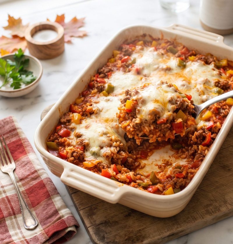 Unstuffed pepper casserole