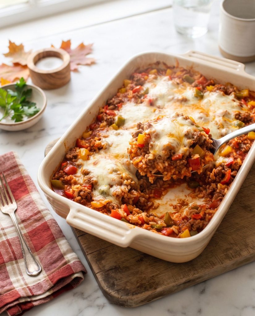 Unstuffed pepper casserole