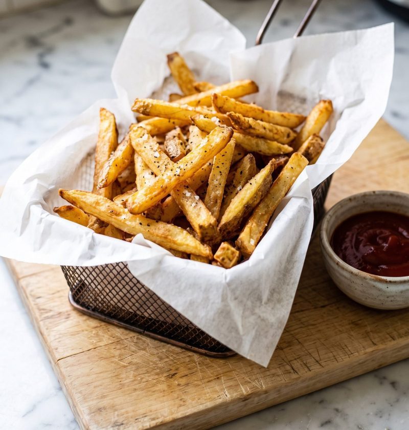 Crispy homemade fries